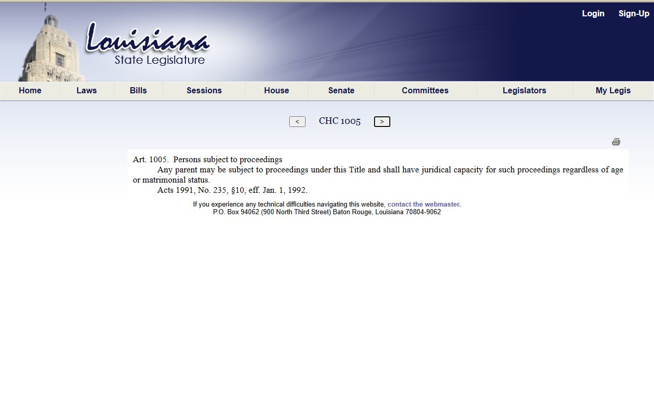 St. Tammany Parish criminal court records Louisiana juvenile confidentiality